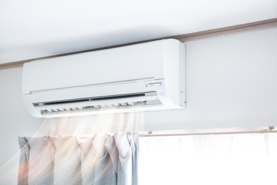 Ductless System on Wall